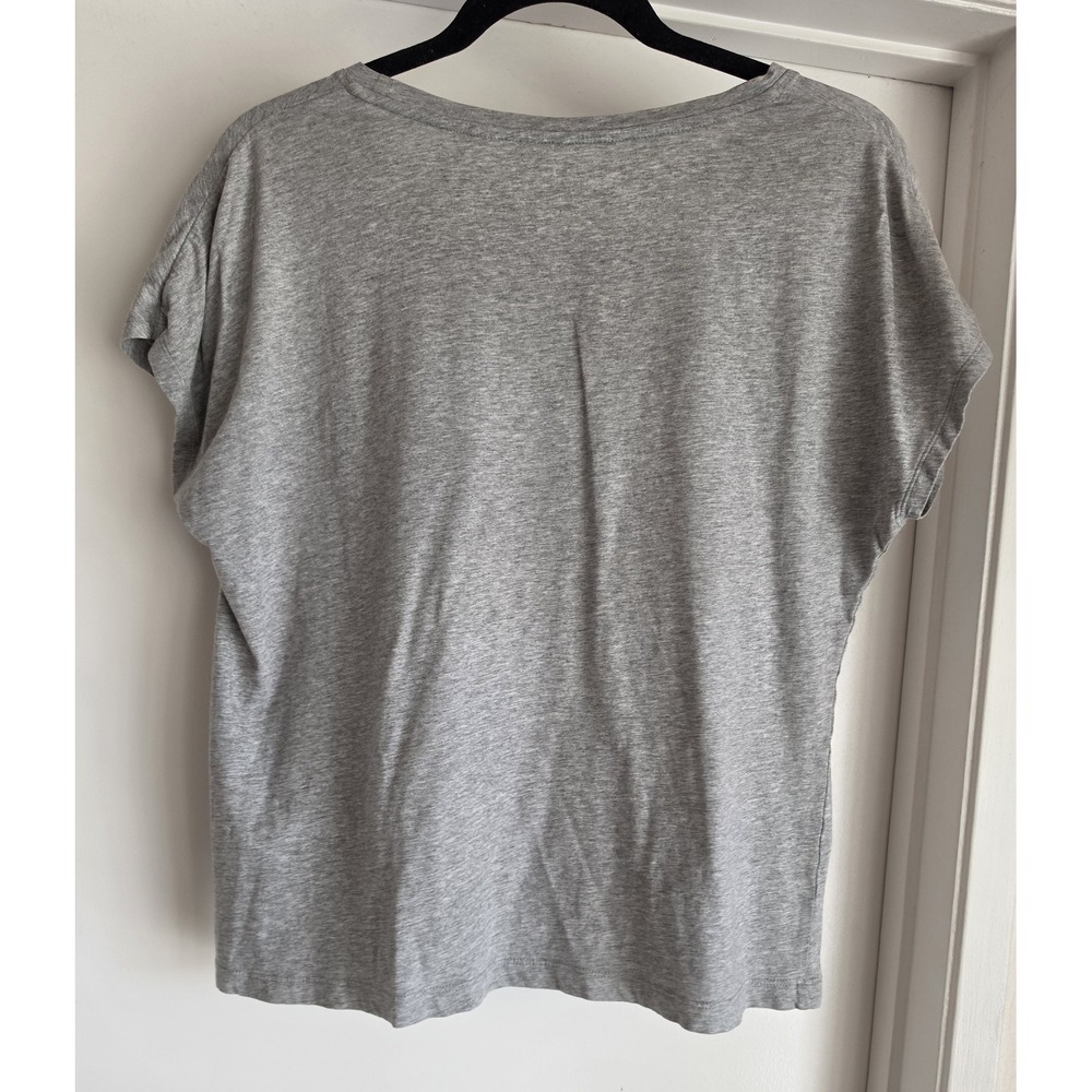 Uniqlo Sanrio Sparkle Graphic Tee - Hello Kitty & My Melody Hugging - Gray - S - Picture 2 of 6